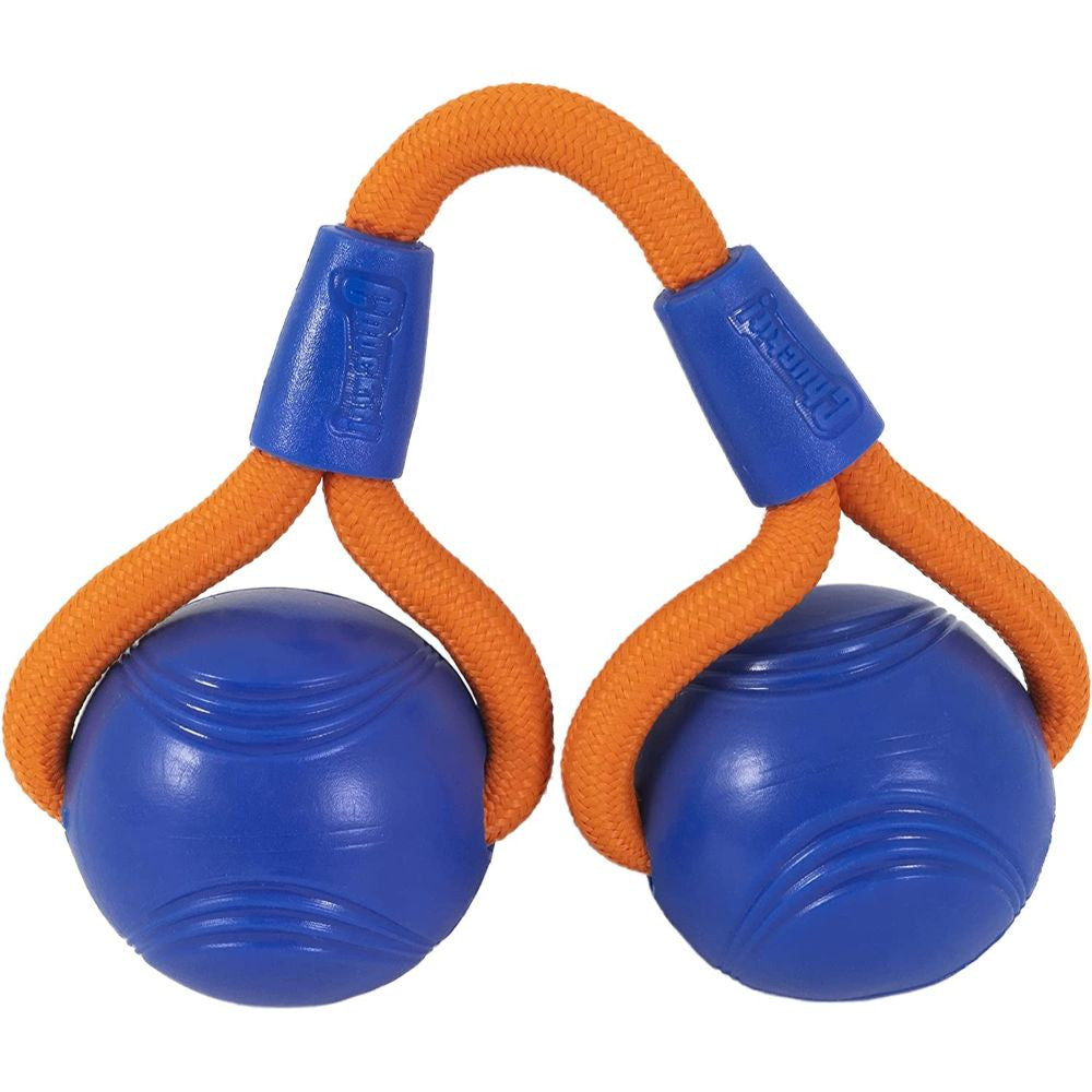 Chuckit! Crunch Ball Duo Tug Dog Toy Medium